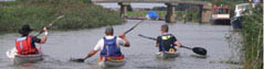 Elfstedentocht per kano door arno brouw in 2006