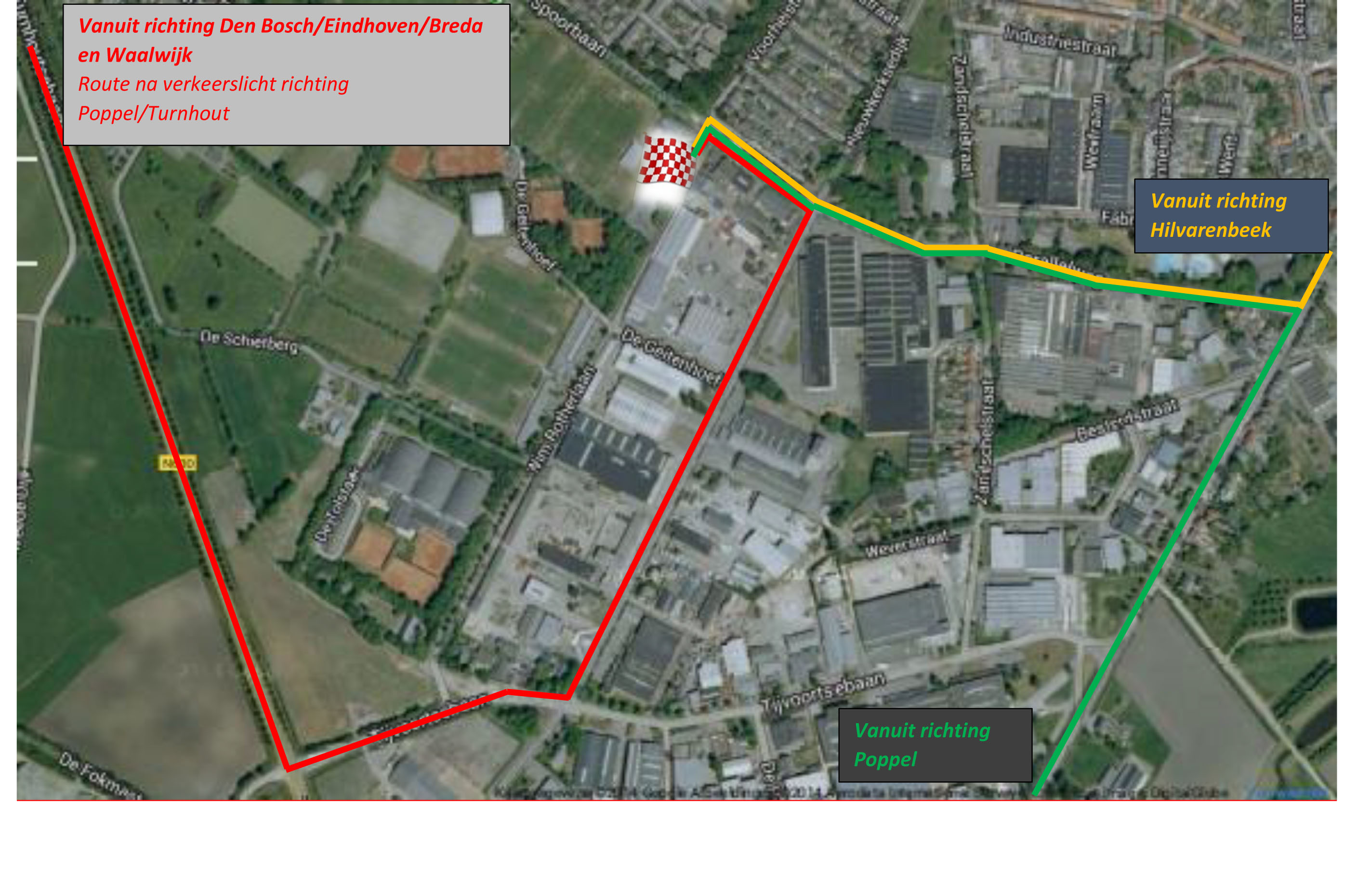 Route Veldtoertocht WTC de Hellen